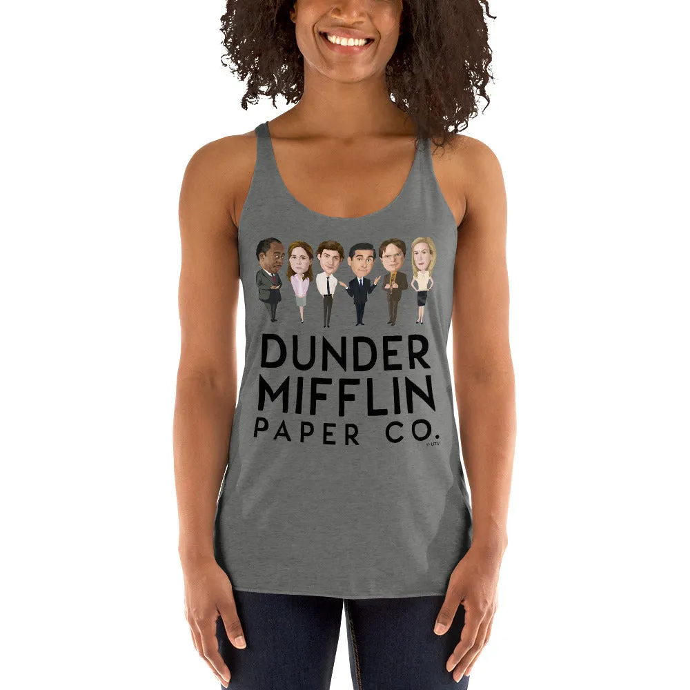 Dunder Mifflin Icons Women's Racerback Tank