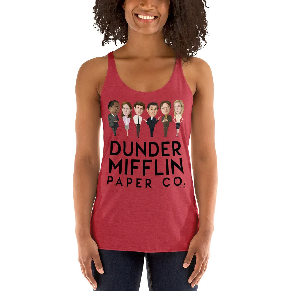 Dunder Mifflin Icons Women's Racerback Tank