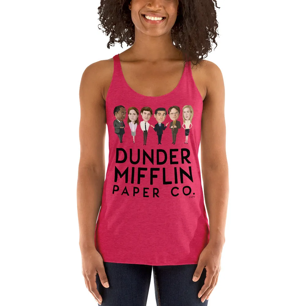 Dunder Mifflin Icons Women's Racerback Tank