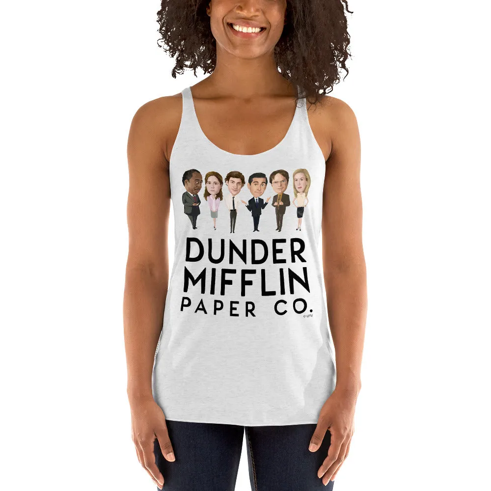 Dunder Mifflin Icons Women's Racerback Tank