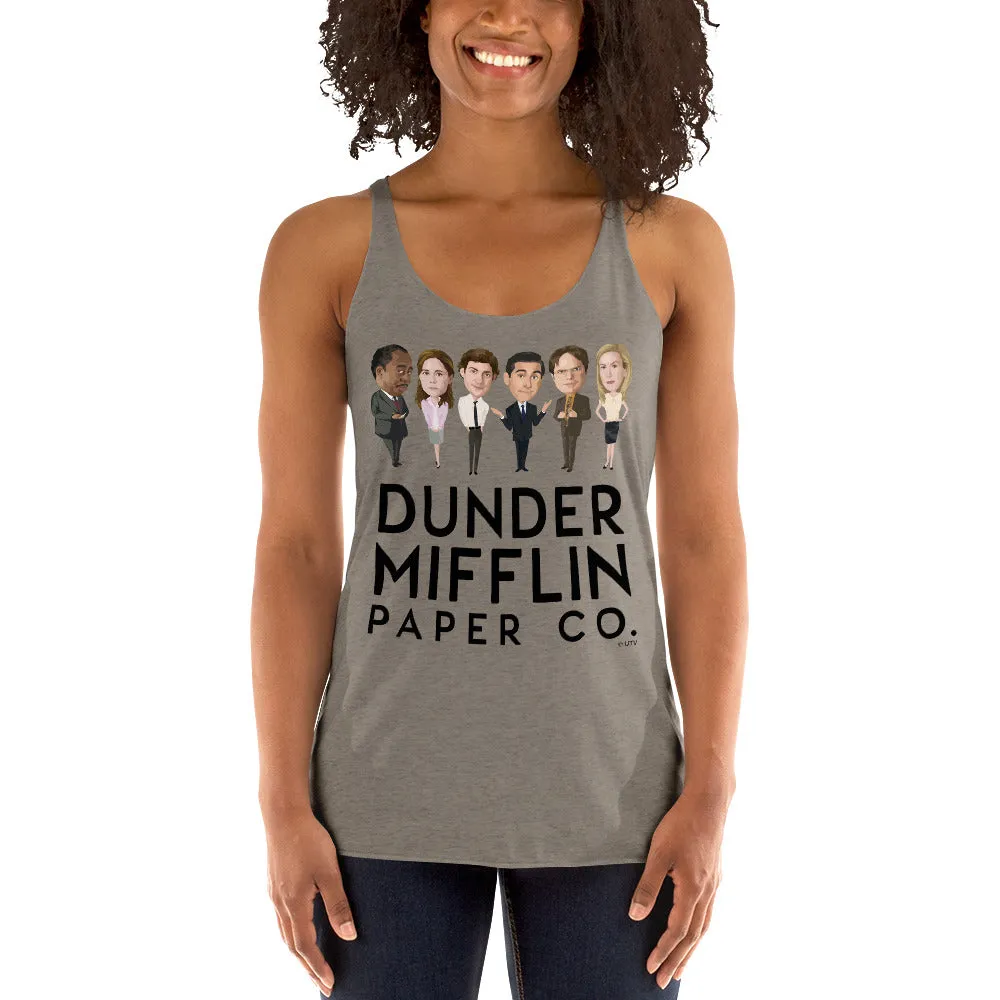 Dunder Mifflin Icons Women's Racerback Tank