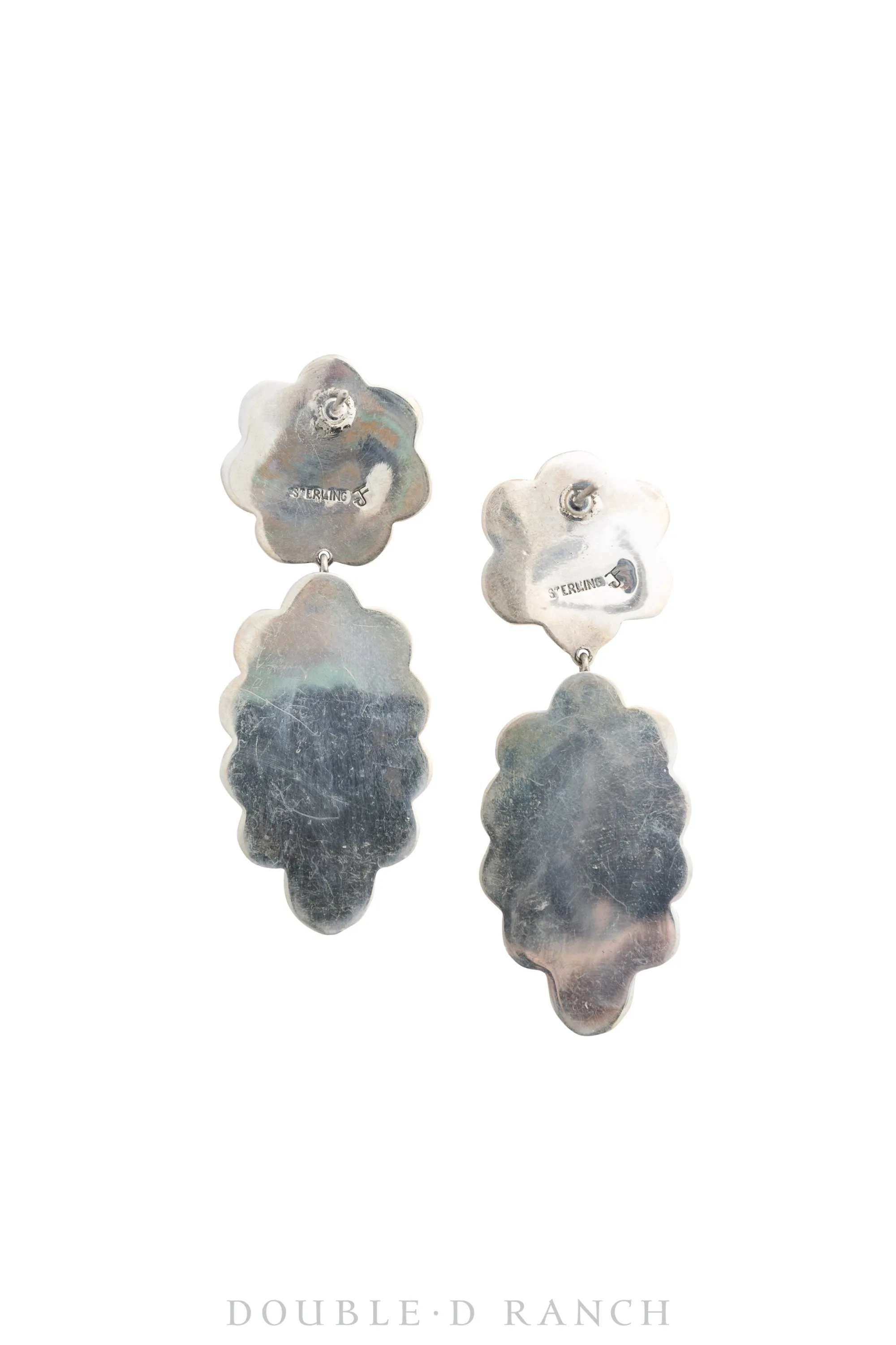 Earrings, Federico, Cluster, Onyx, Hallmark, Contemporary, 1549