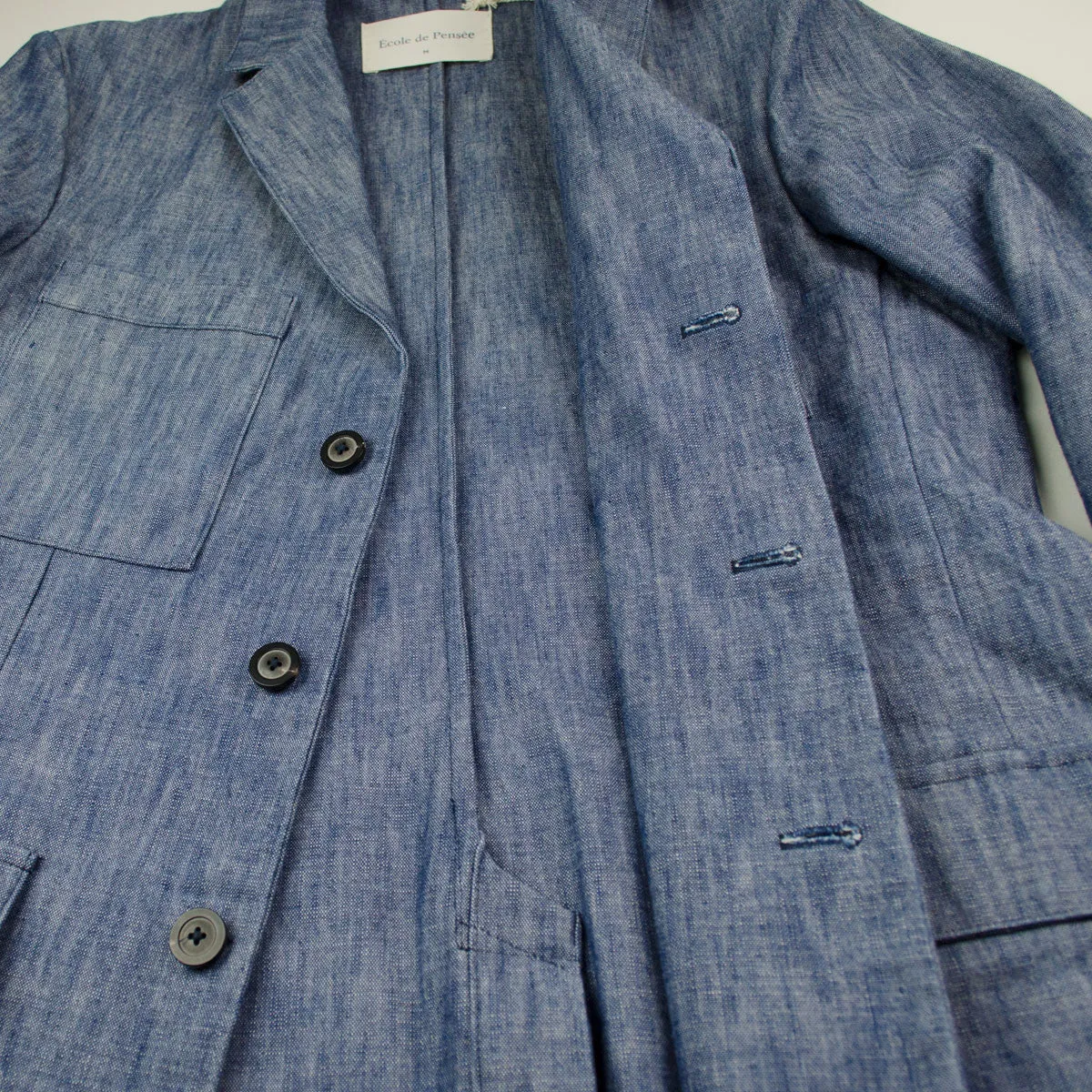 Ecole de Pensée - Alley Jacket - Blue Wash Denim