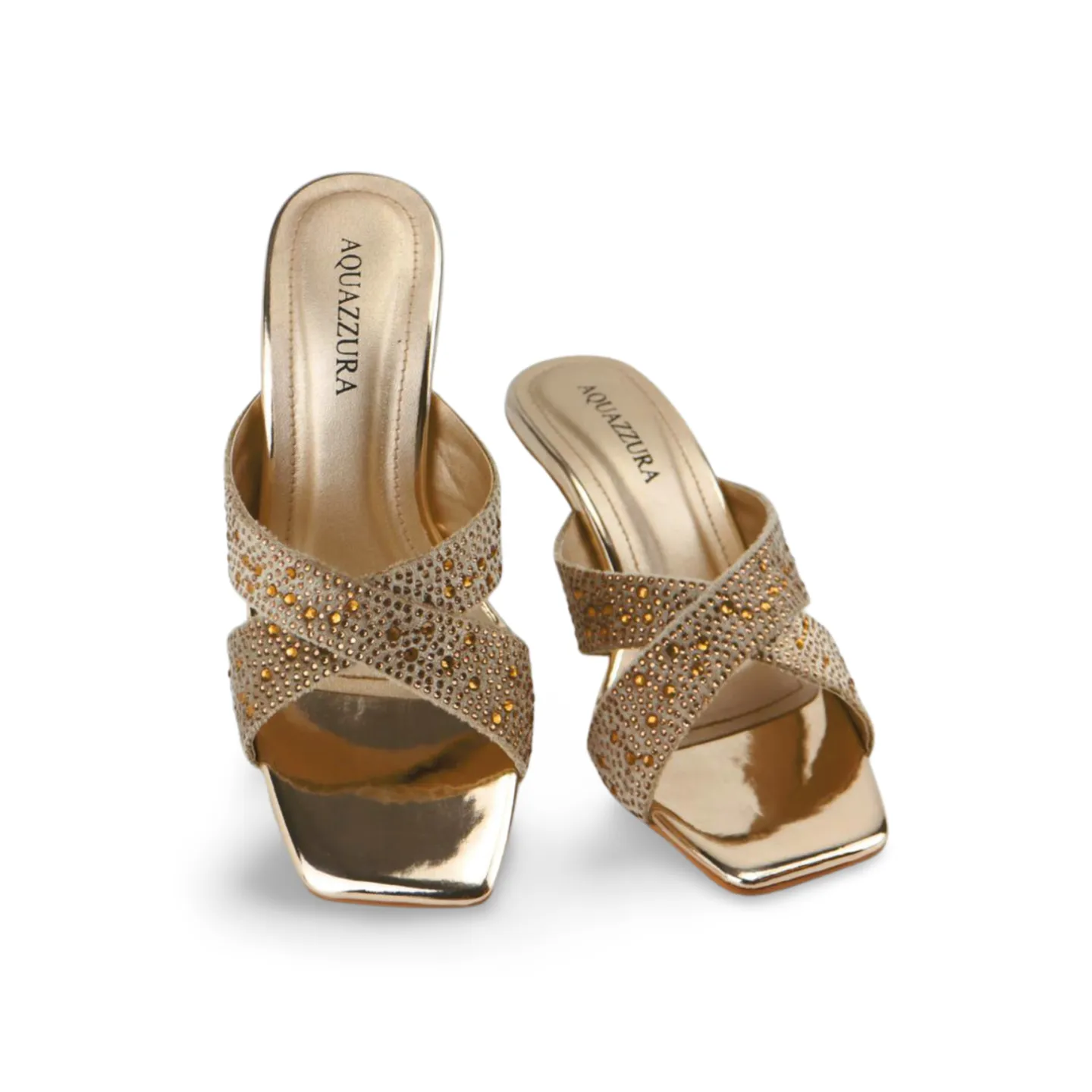 Elegant Women's Velvet Sandals with Clear Heels and Rhinestone Embolishment