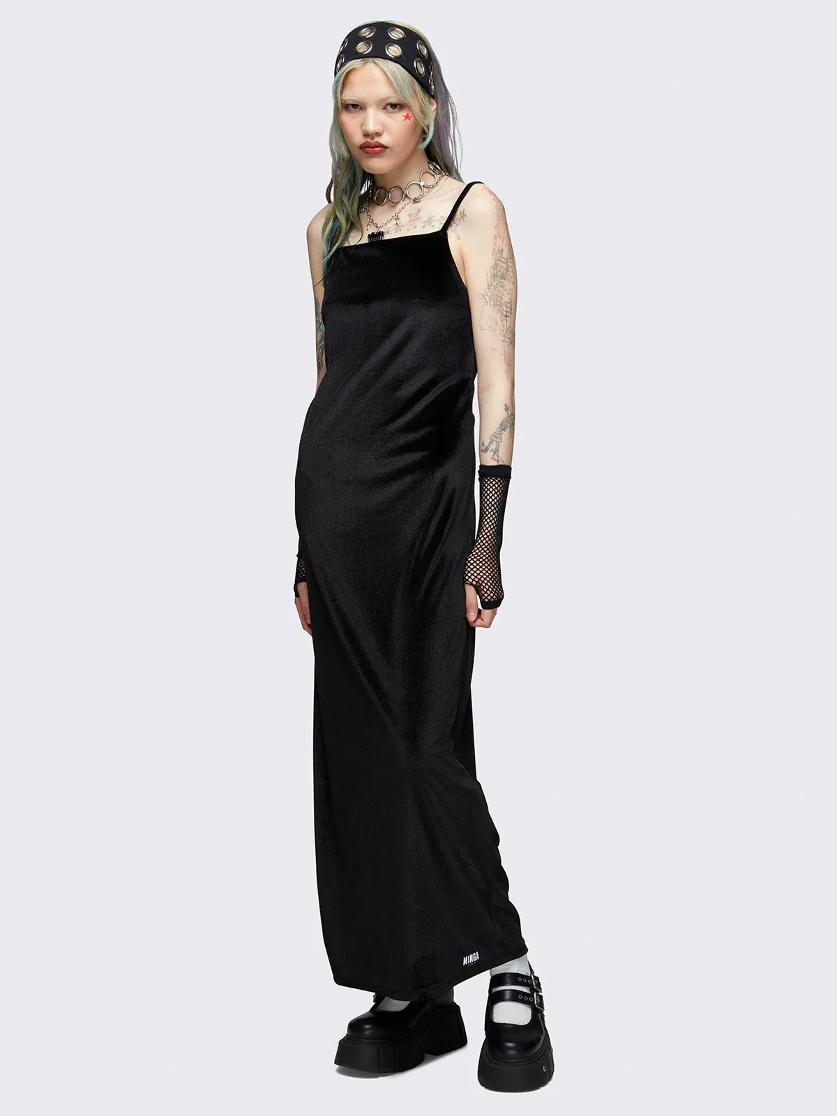 Elenora Velvet Maxi Dress