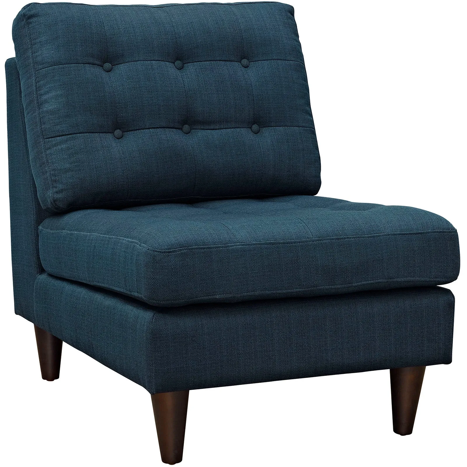 Empress Upholstered Fabric Lounge Chair