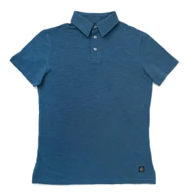 Faded Indigo Slub S/S Polo