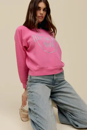 FLEETWOOD MAC PINK SWEATSHIRT