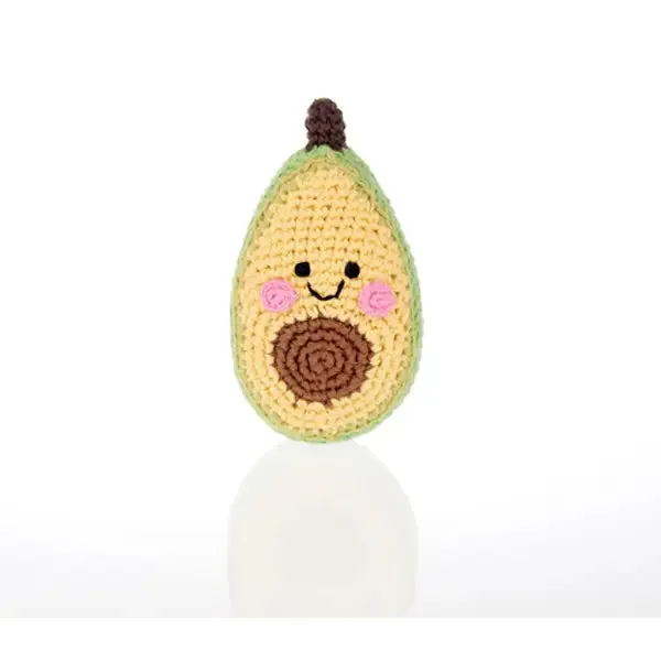 Friendly Avocado Rattle