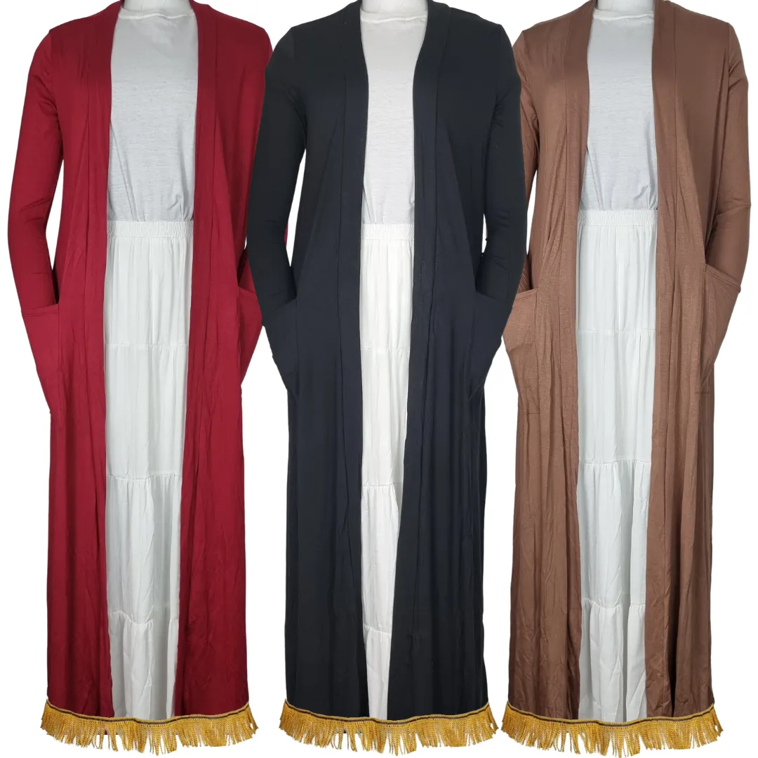 Fringed Maxi Cardigans Bundle