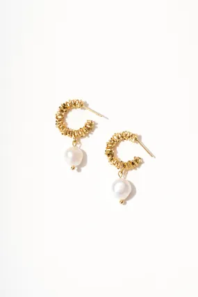 Gaia Pearl Drop Earrings