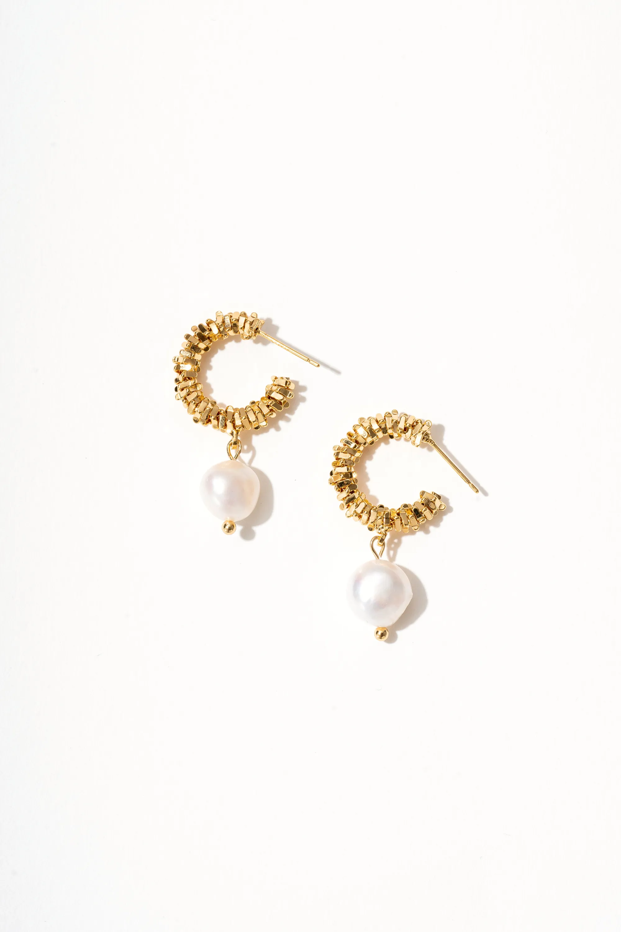 Gaia Pearl Drop Earrings