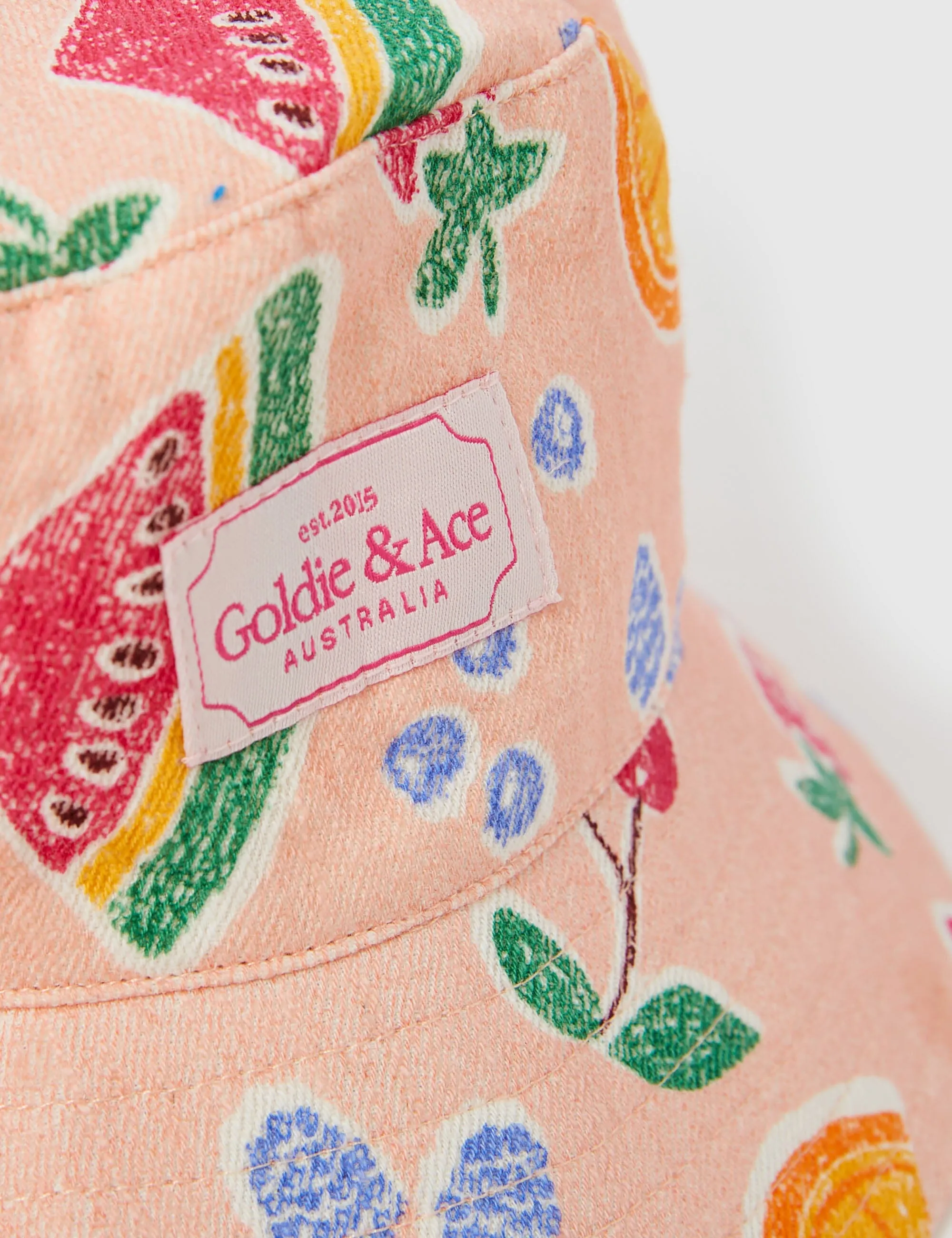 Goldie & Ace - Goldie Fruit Salad Linen Bucket Hat