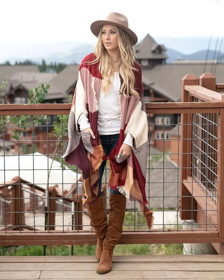 Grace & Lace Pocket Poncho/Scarf