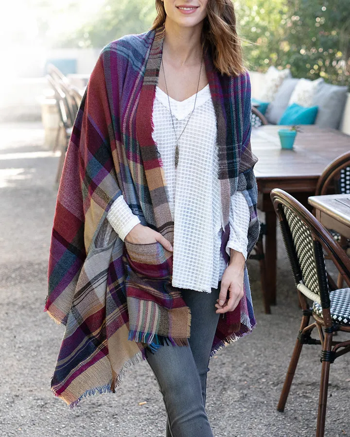 Grace & Lace Pocket Poncho/Scarf