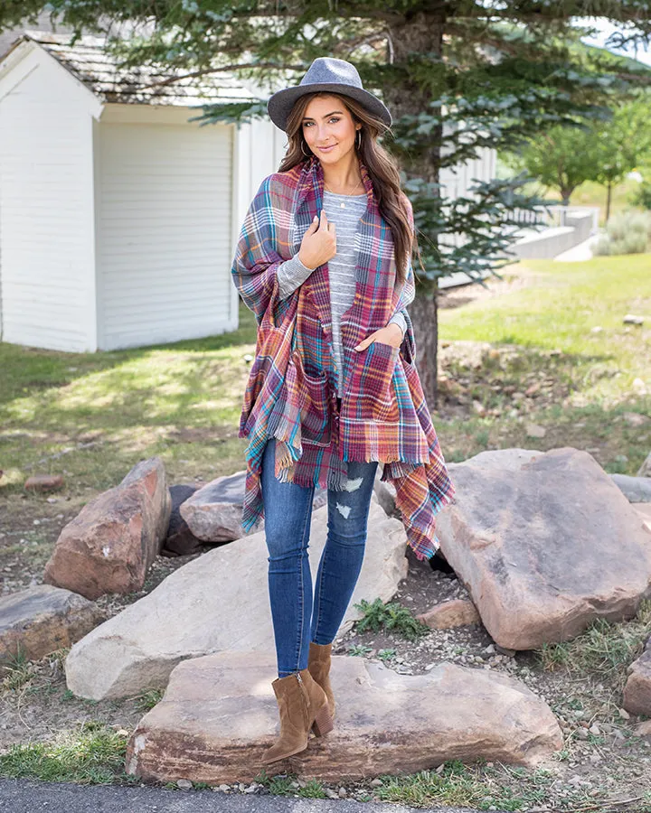 Grace & Lace Pocket Poncho/Scarf