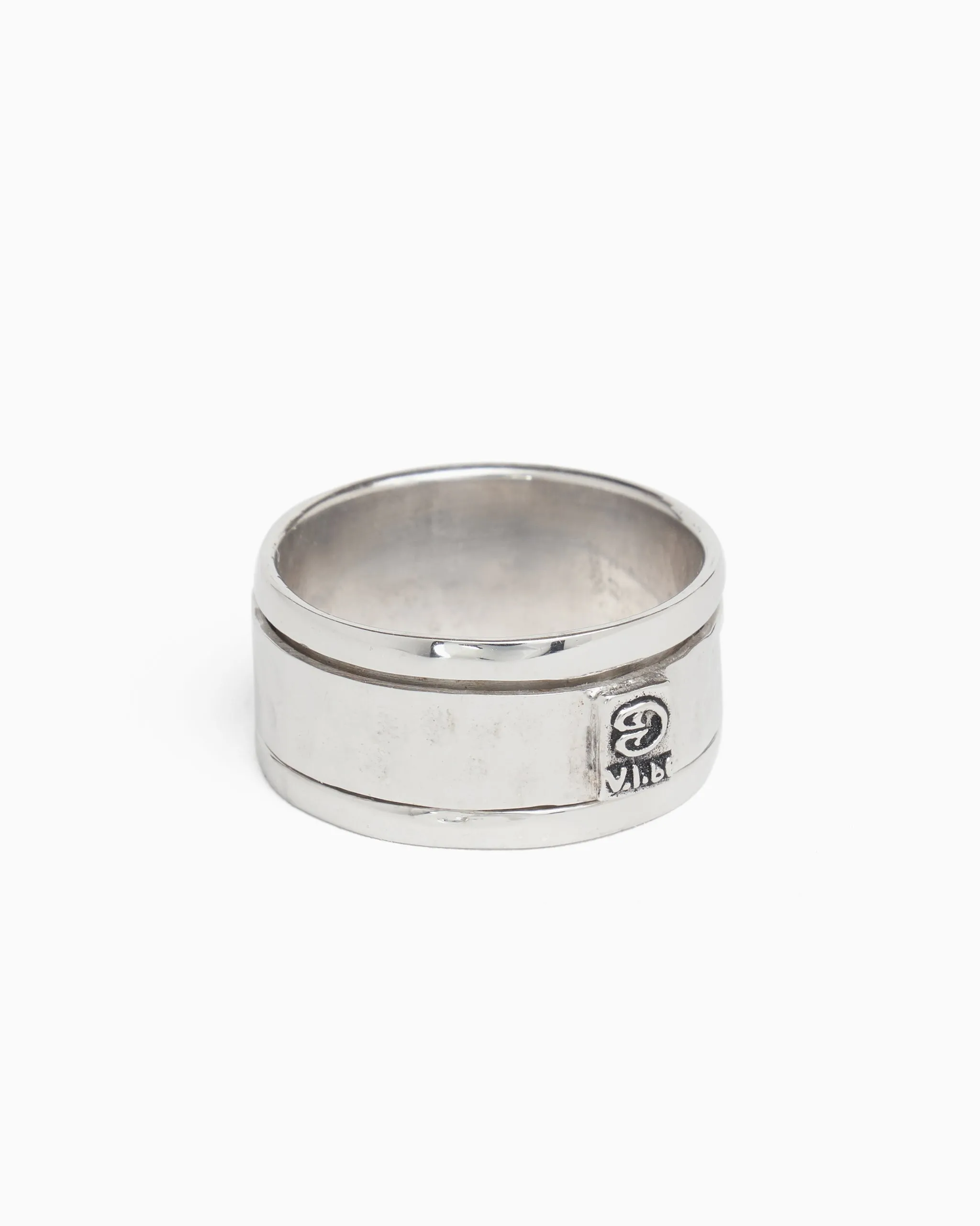 Hammered Spinner Ring