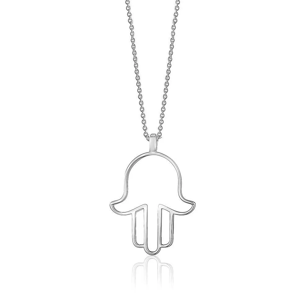 Hamsa Frame Necklace