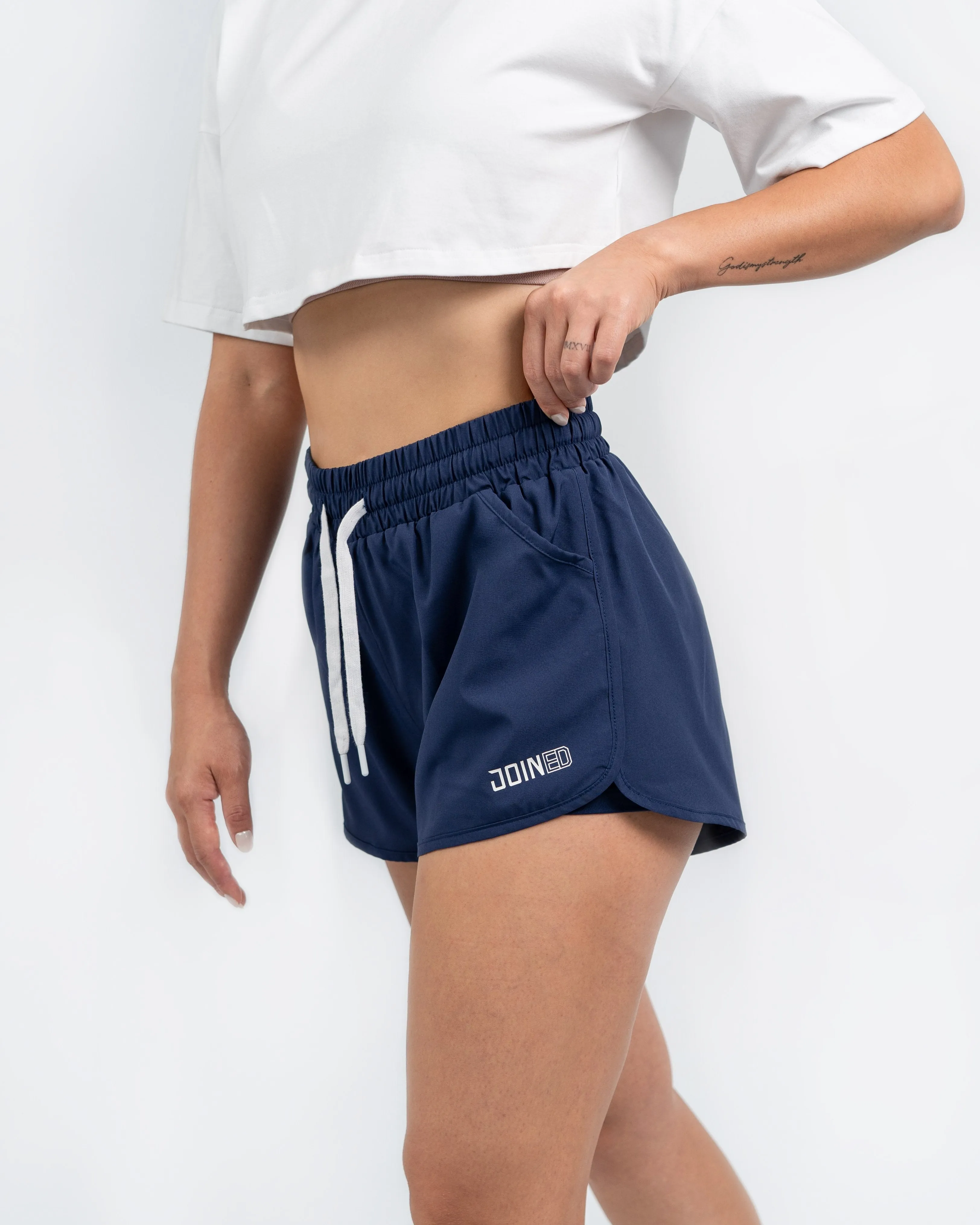 High-Waist Sporty Shorts