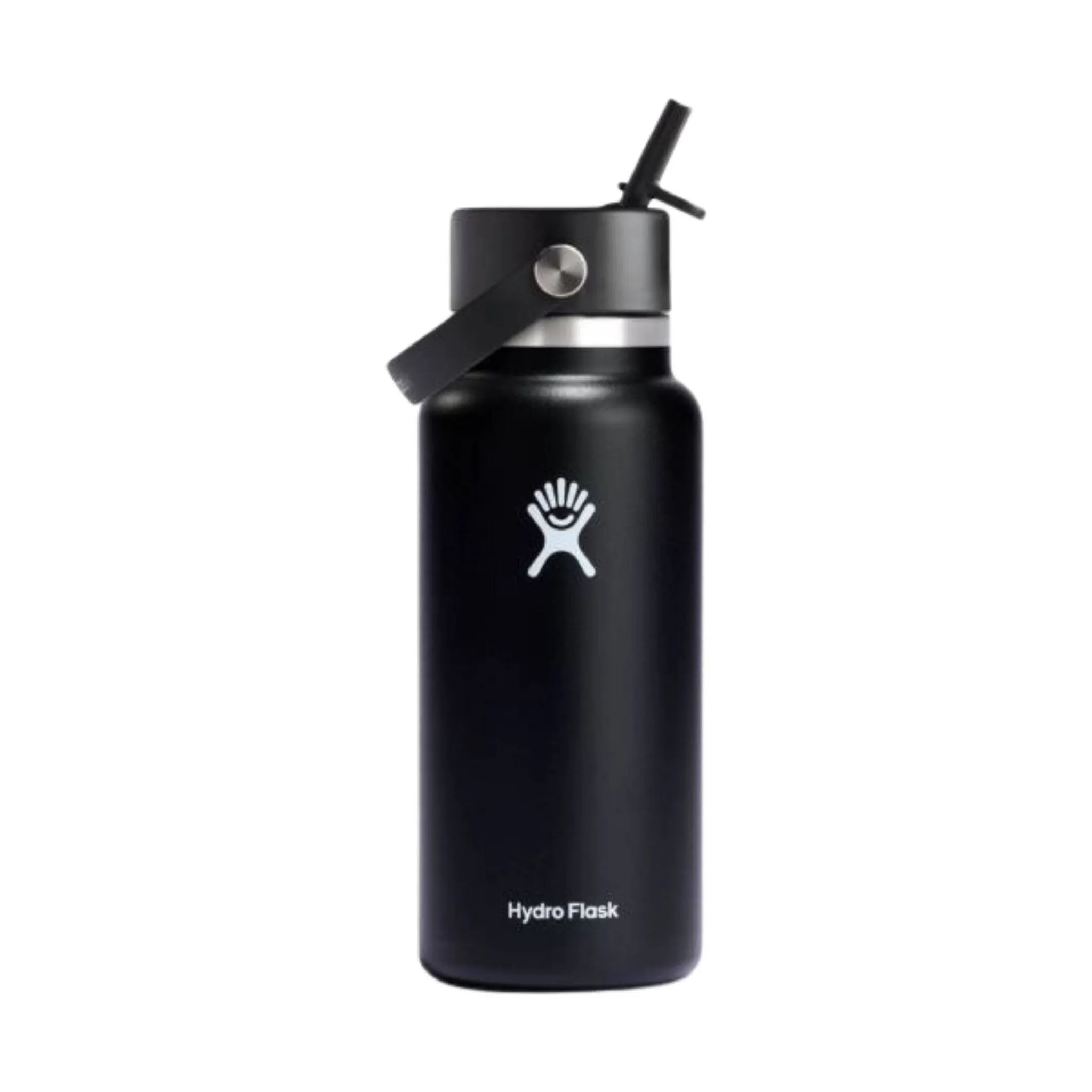 Hydro Flask 32oz Wide Mouth with Flex Straw Cap - Black