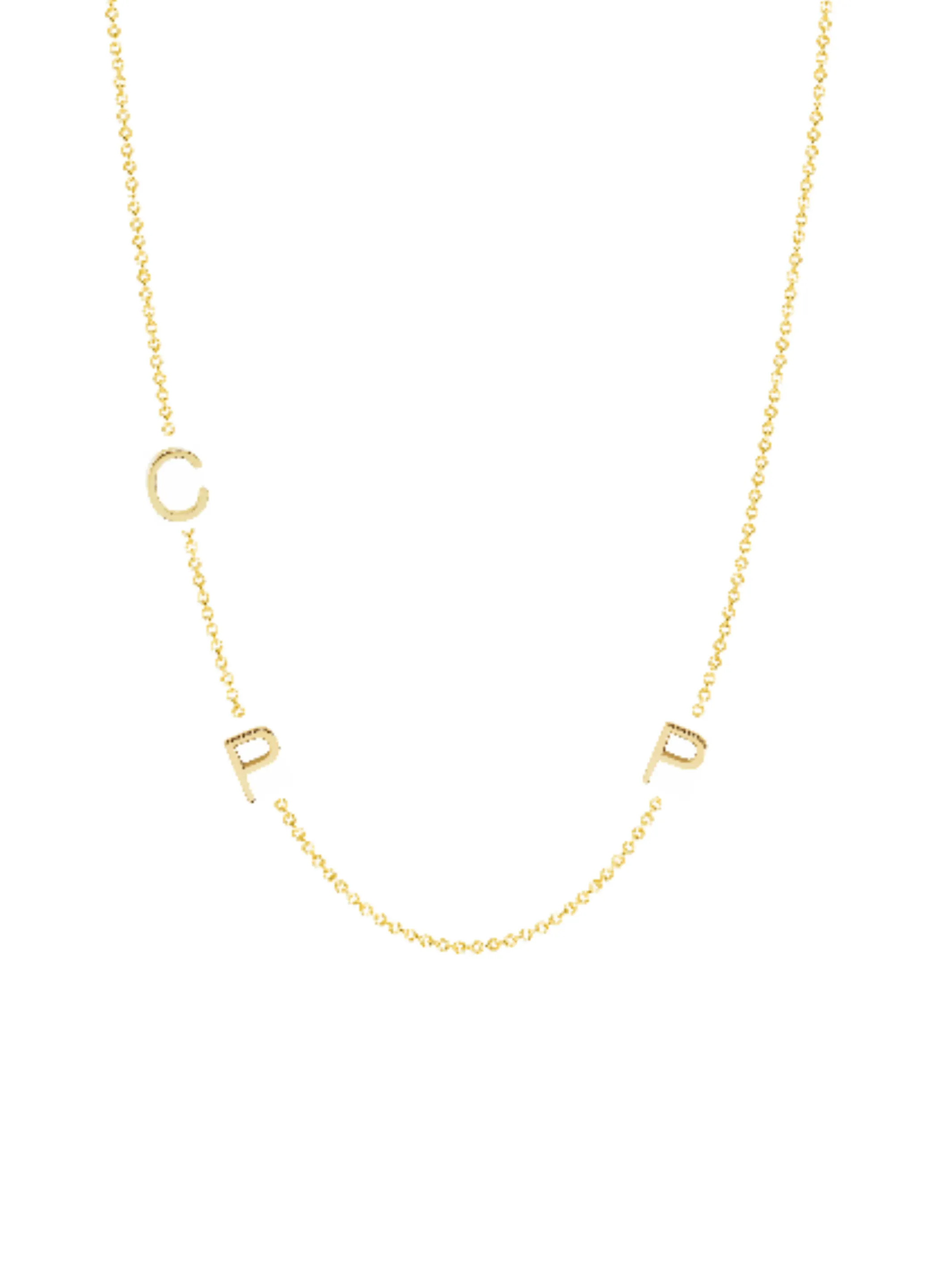 Initial Sample Sale - C P P Necklace