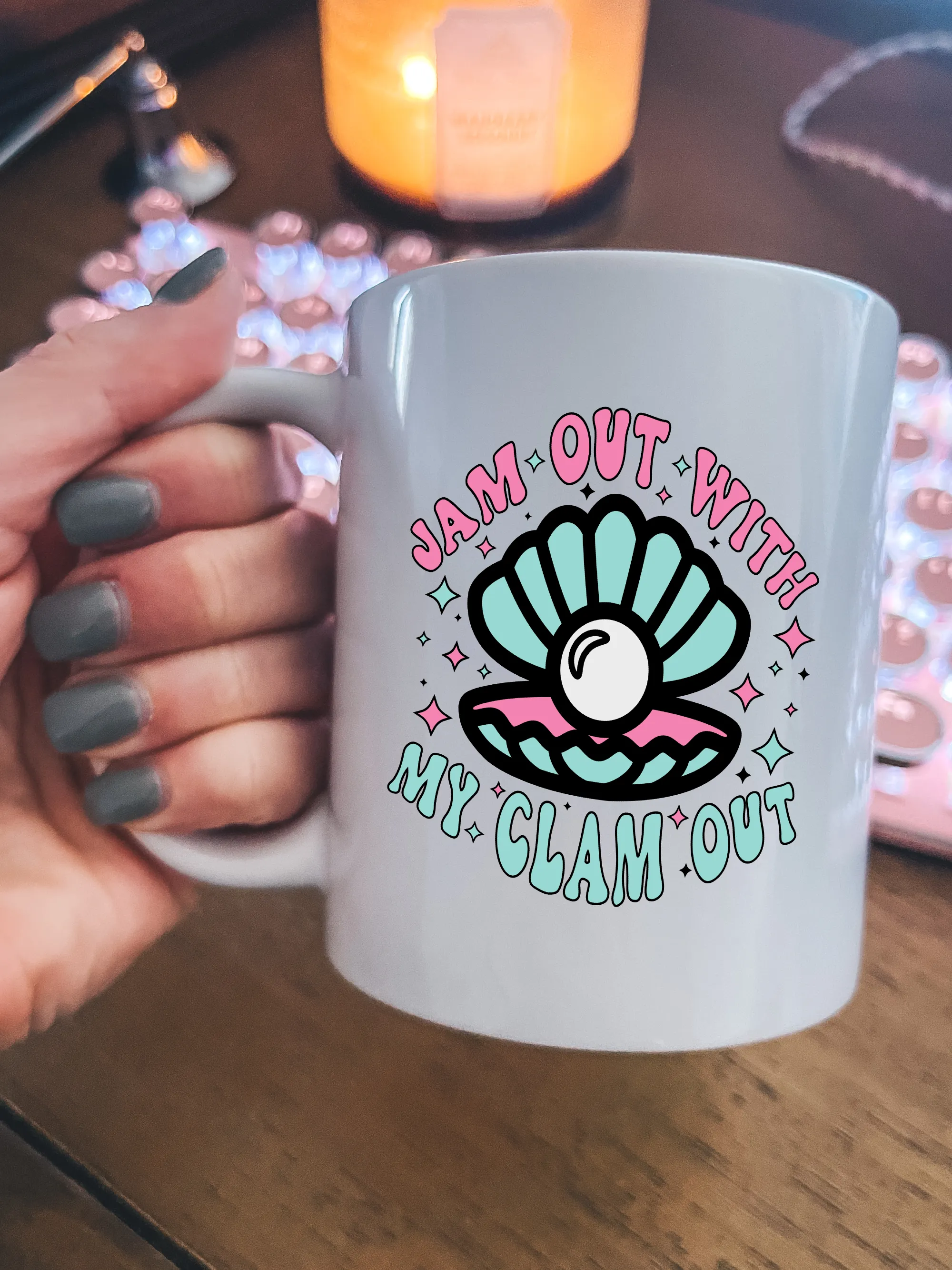 Jam Out With My Clam Out Mug