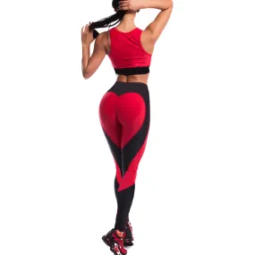 Julianna Heart Shape Gym Leggings