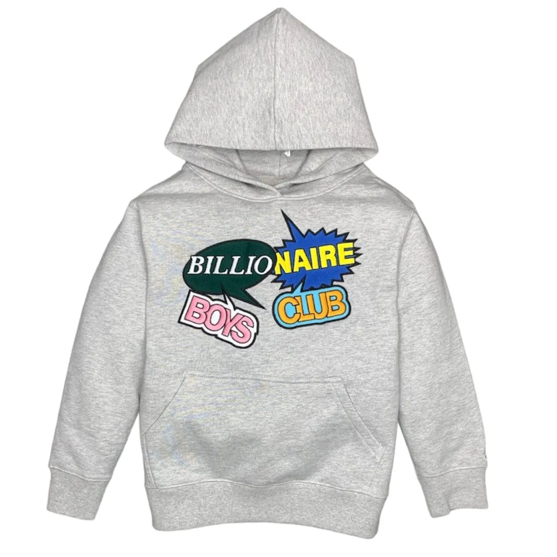 Kids Billionaire Boys Club BB Talk Pullover Hoodie (Heather Grey) 833-8300