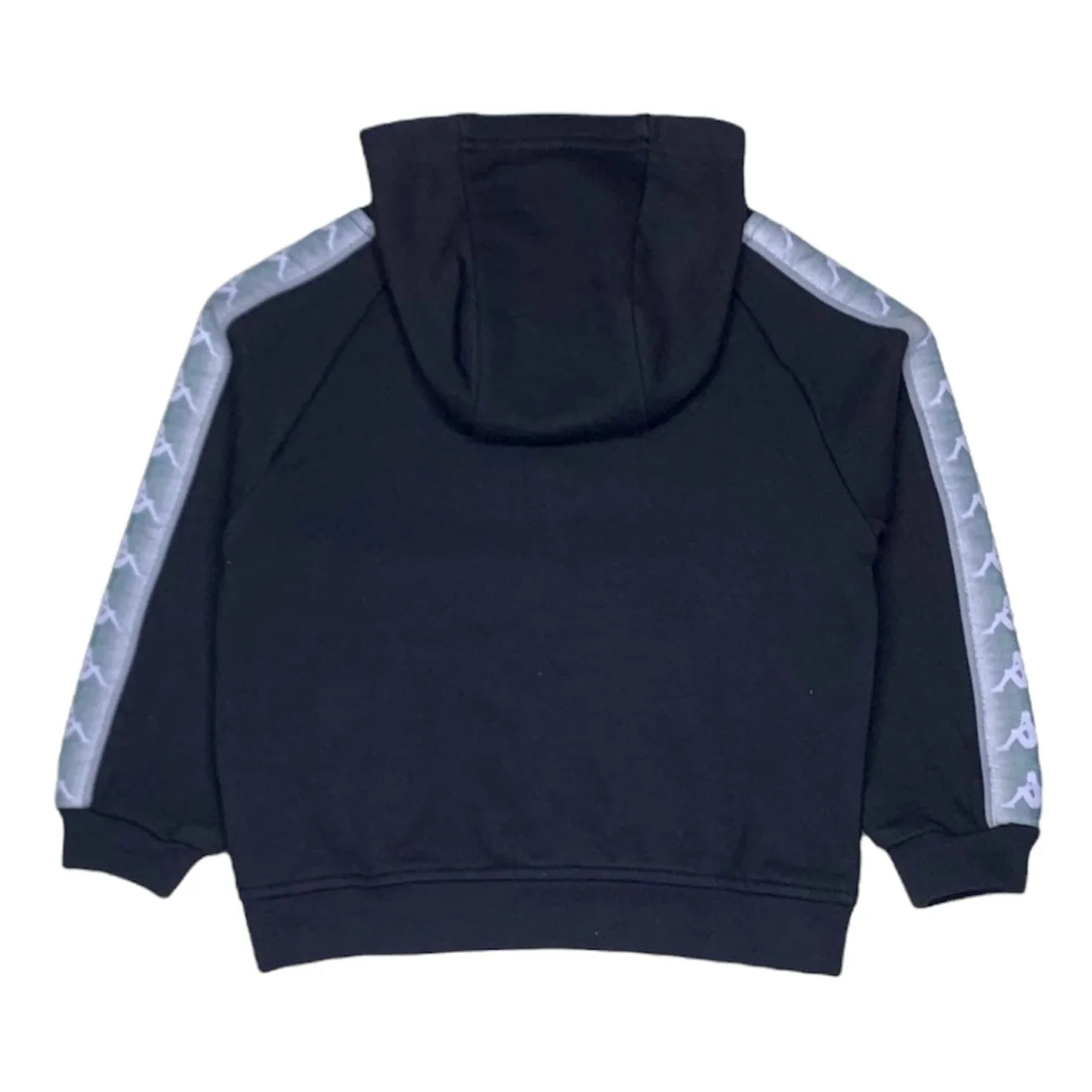 Kids Kappa 222 Banda Solgo Hoodie (Jet Black) 341J5WW