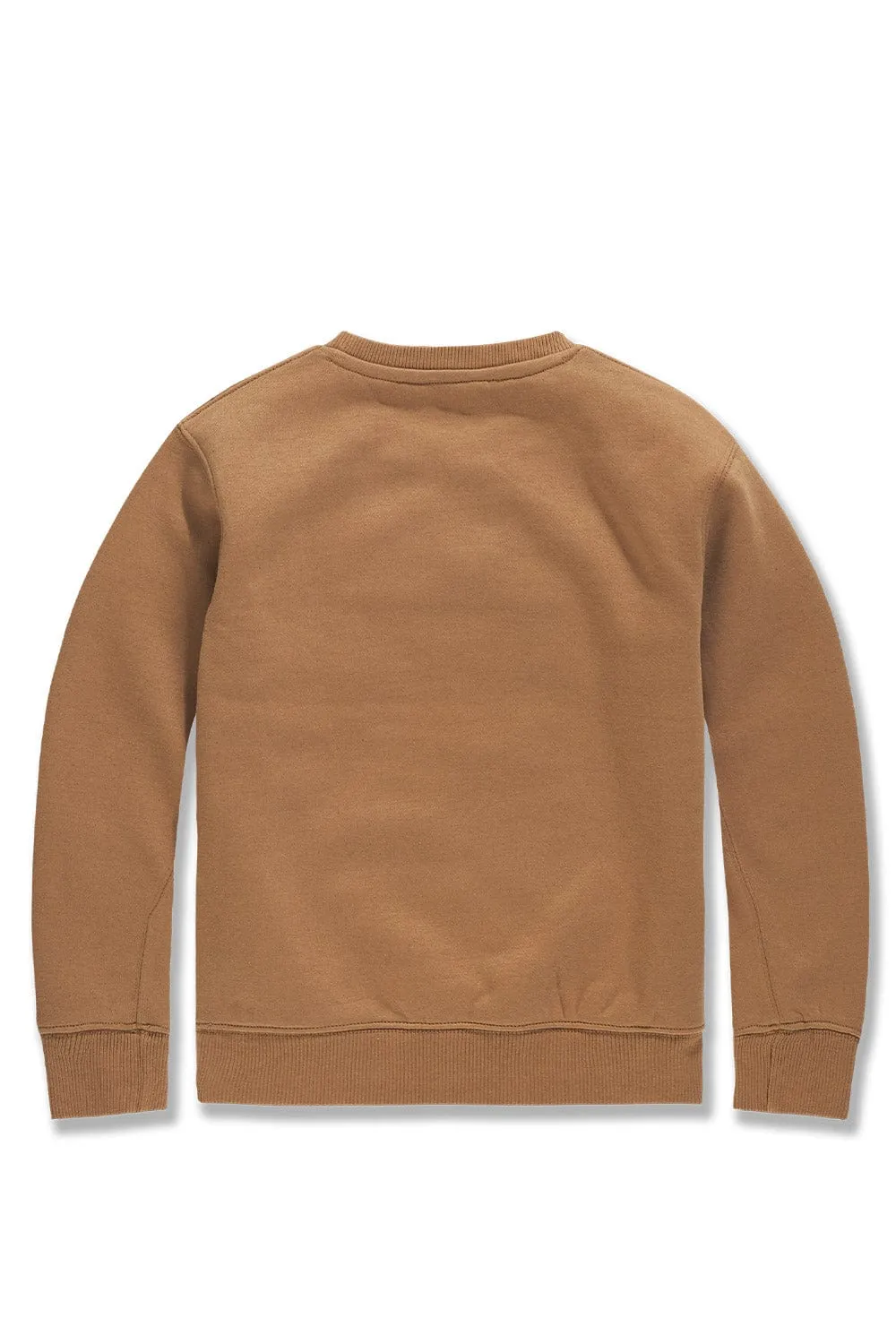 Kids Paradise Tonal Crewneck Sweatshirt (Mocha)