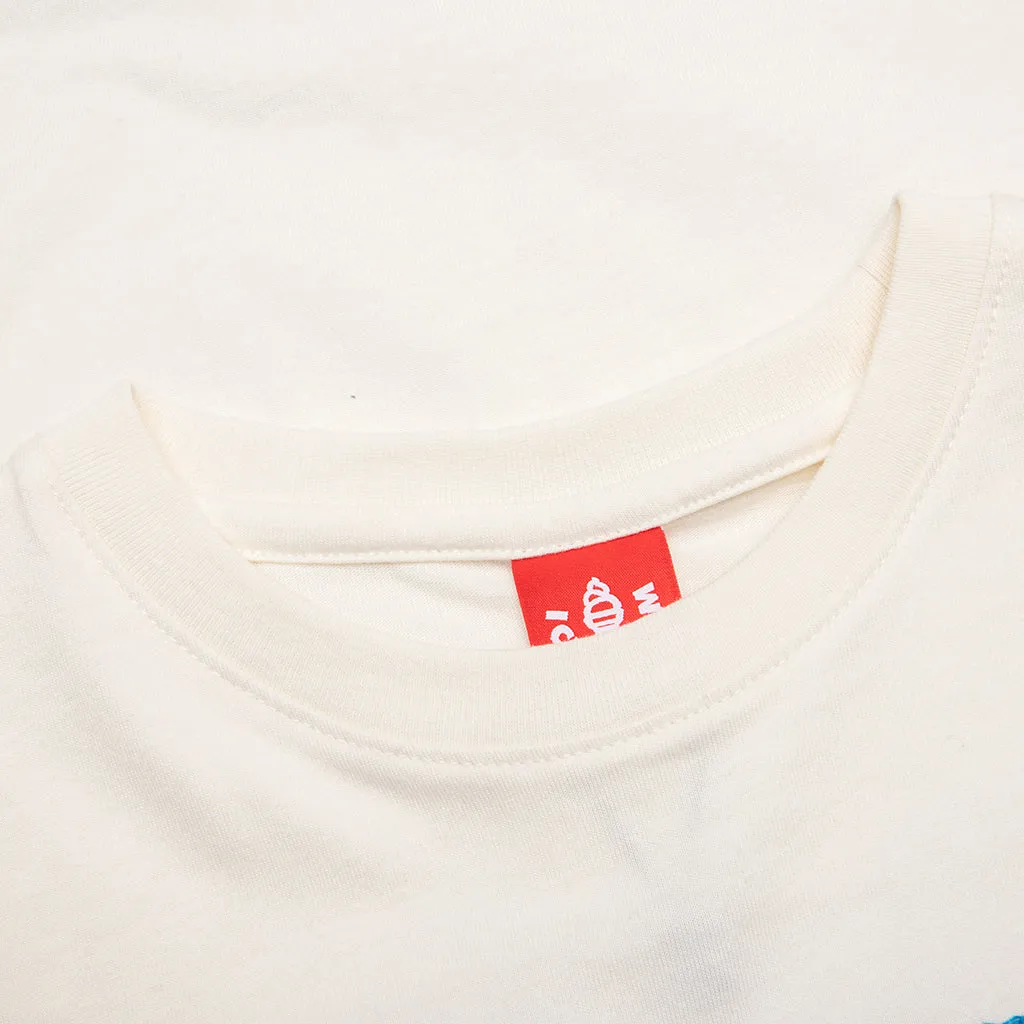 Kid's Wavy S/S Tee - Whisper White