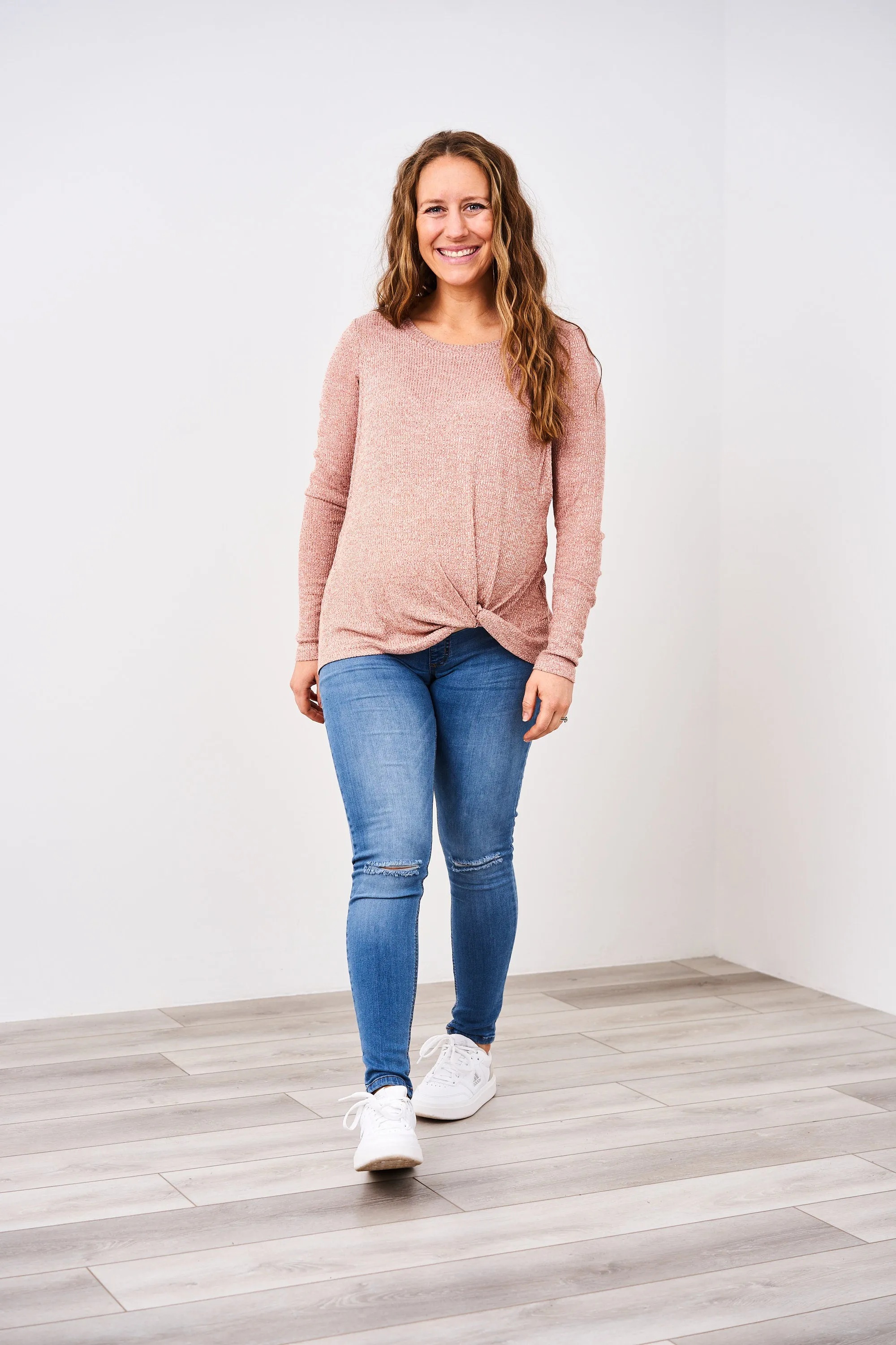 Latched Mama Long Sleeve Twist Front Nursing Top