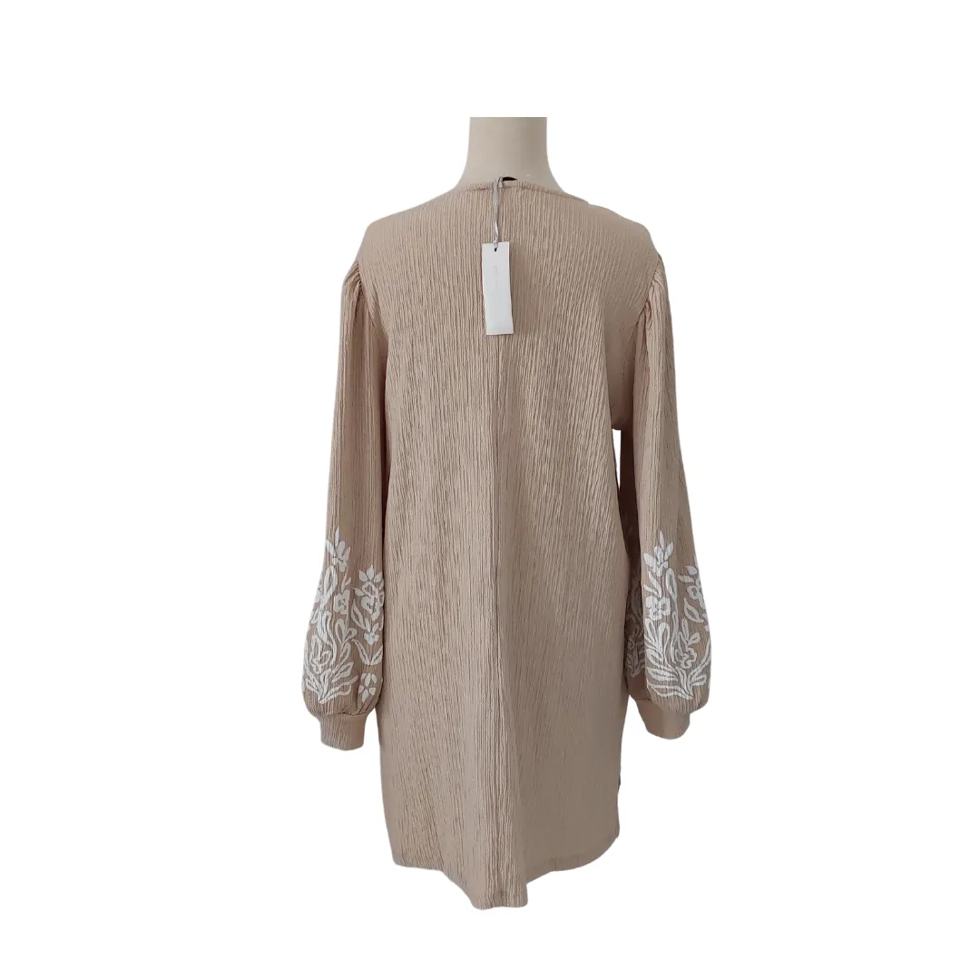 LC Waikiki Beige and white Tunic | Brand New |