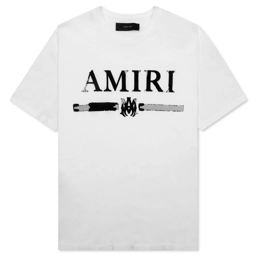 M.A Bar. Applique Tee - White