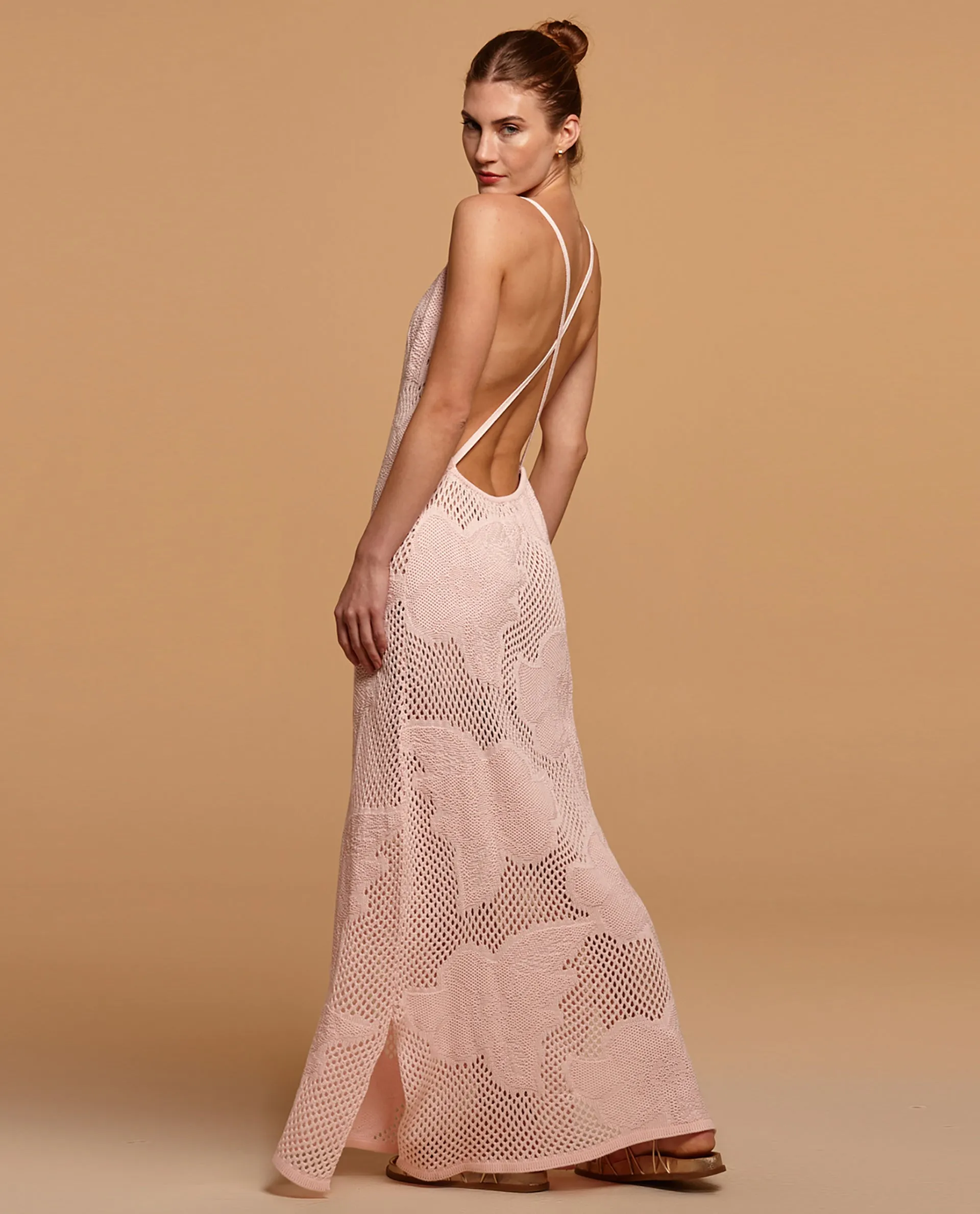 Magnolia Long Dress Rose