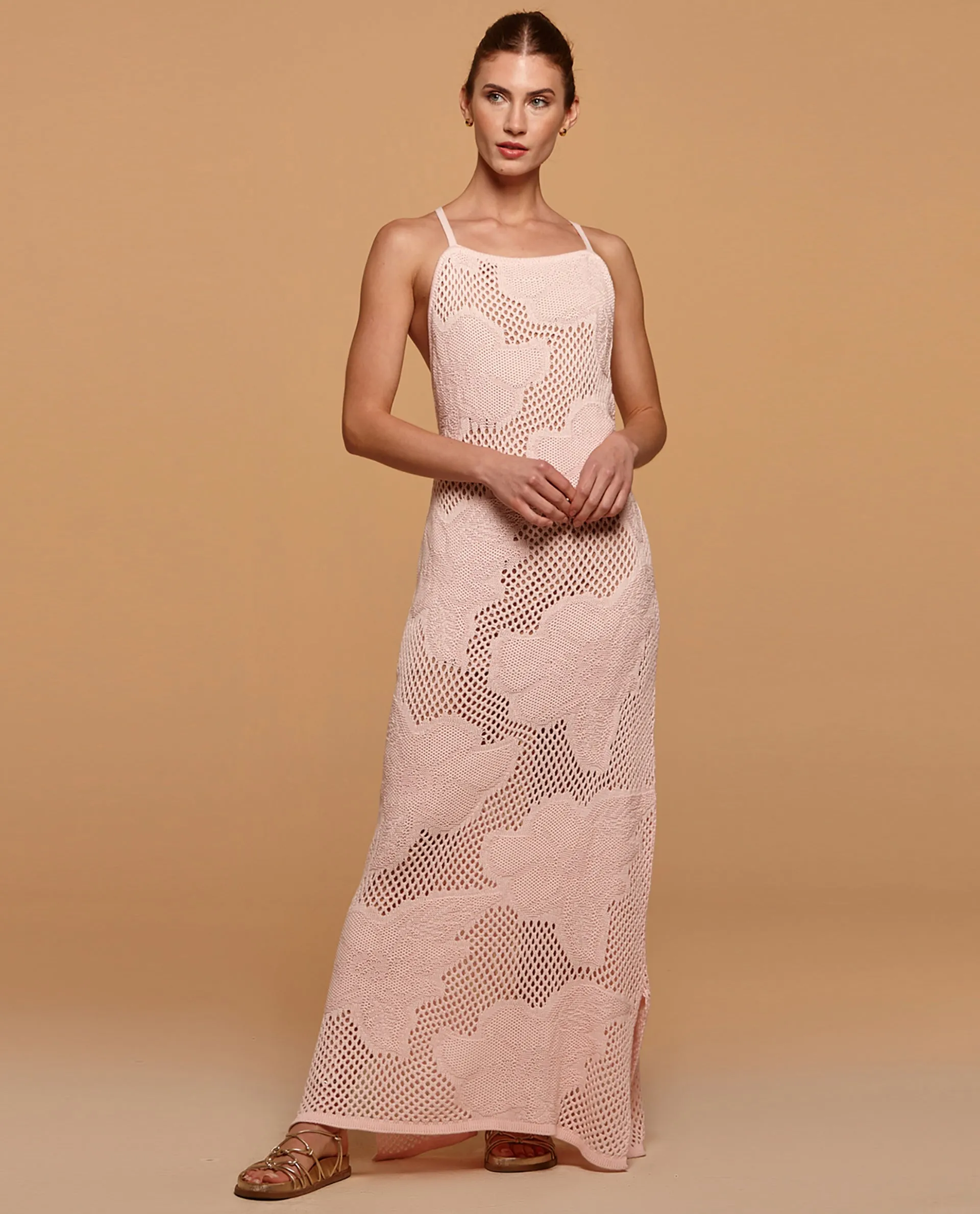 Magnolia Long Dress Rose