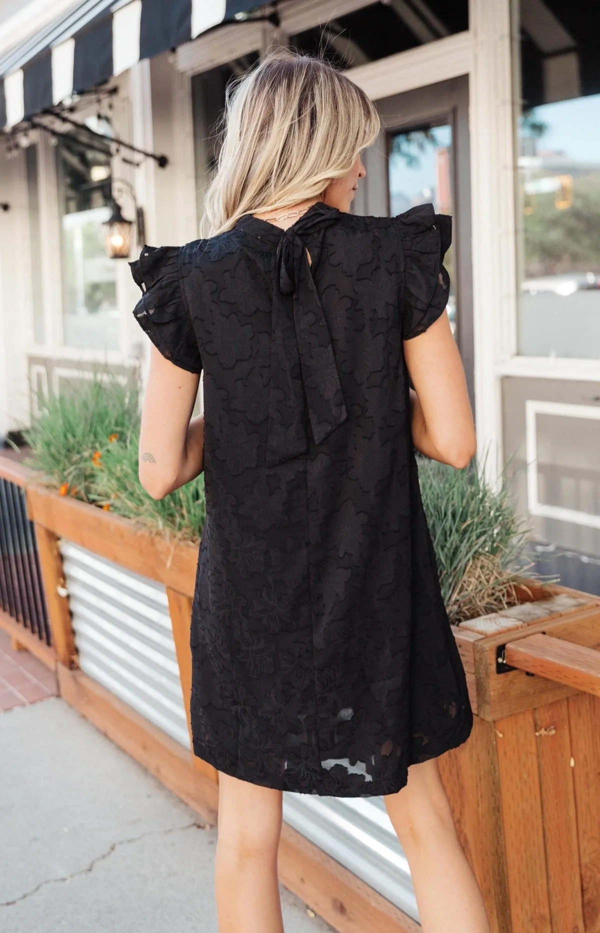 Midnight Romance Black Mini Dress