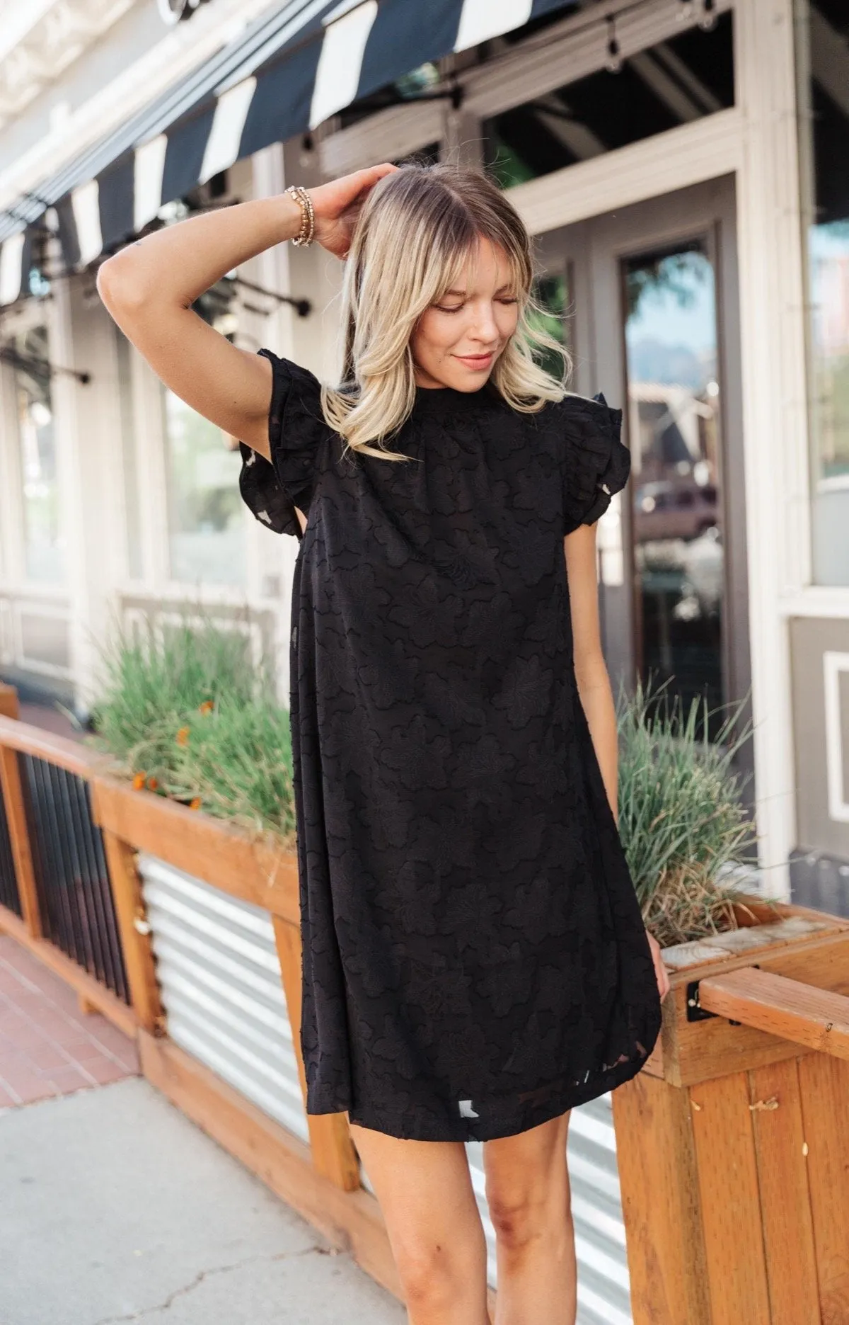 Midnight Romance Black Mini Dress