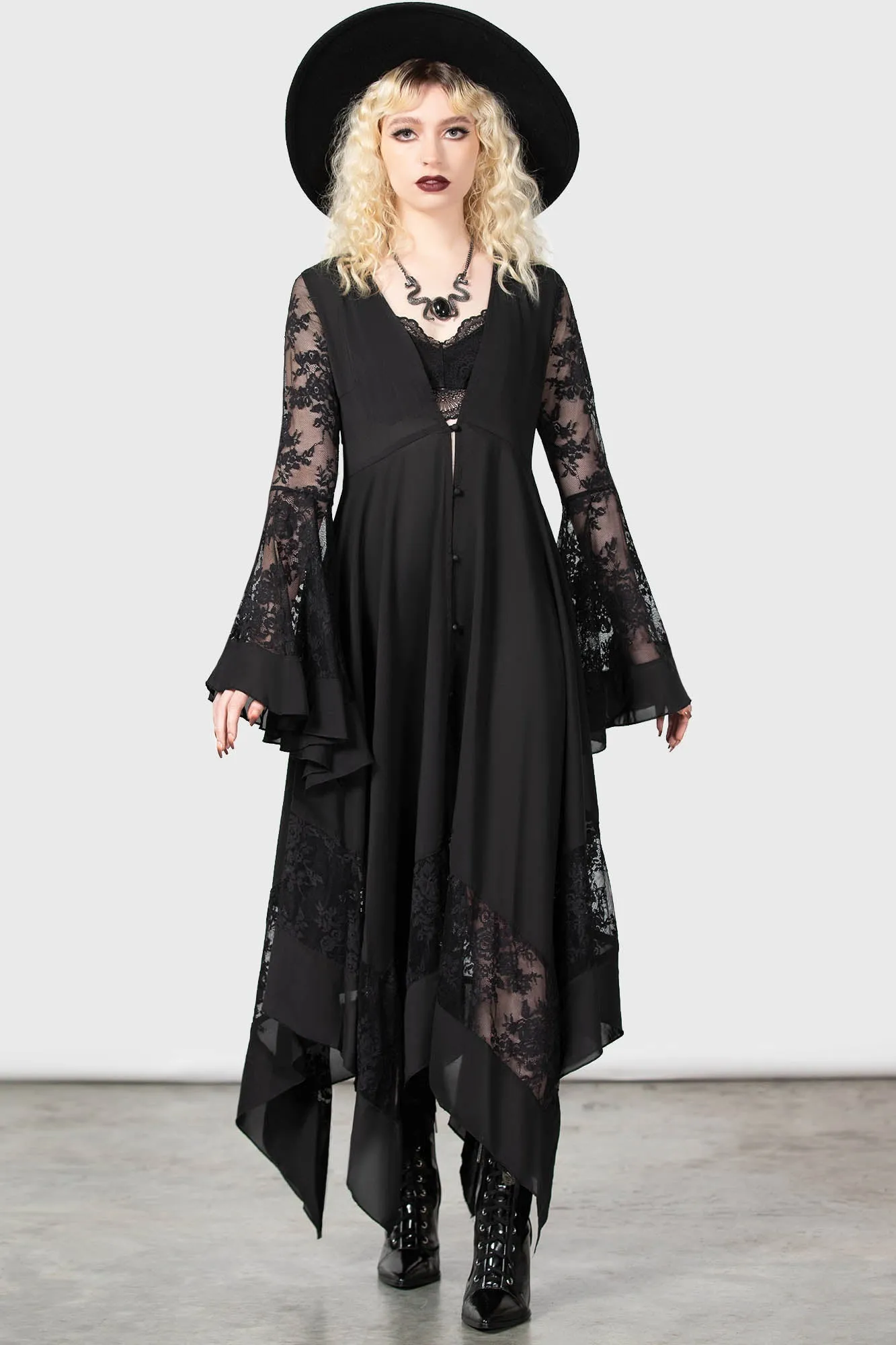 Misty Night Maxi Dress Resurrect