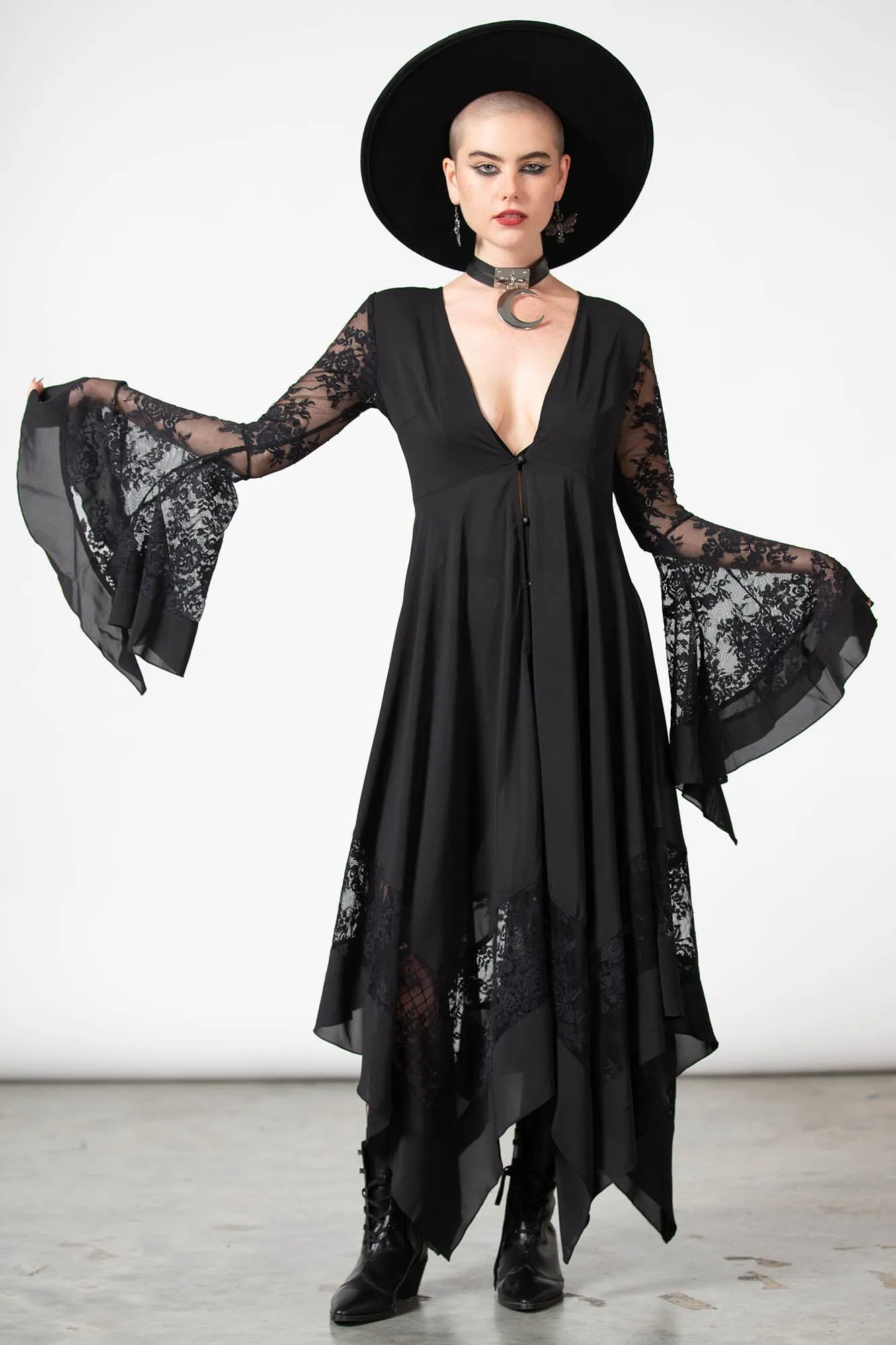 Misty Night Maxi Dress Resurrect