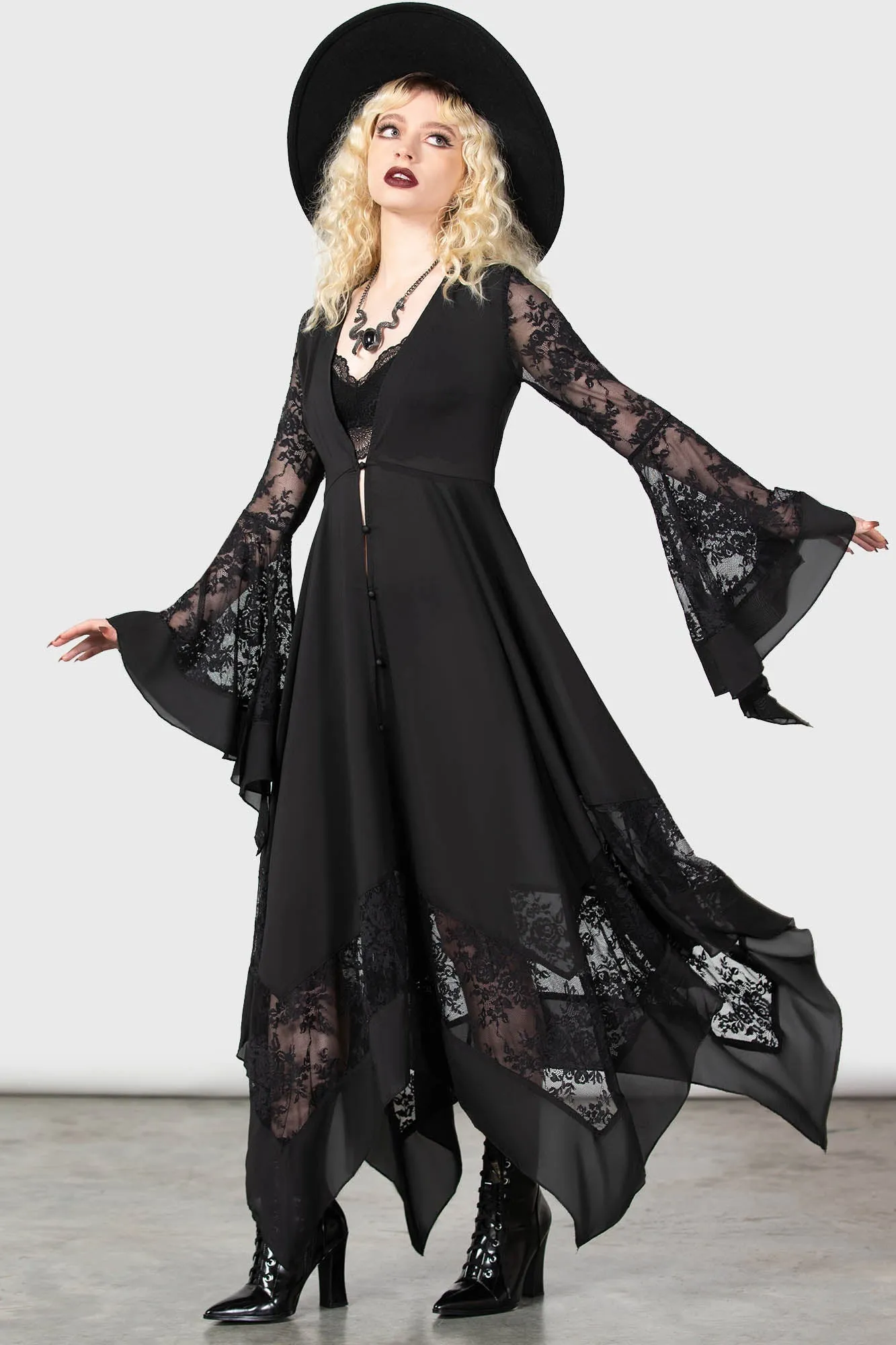 Misty Night Maxi Dress Resurrect