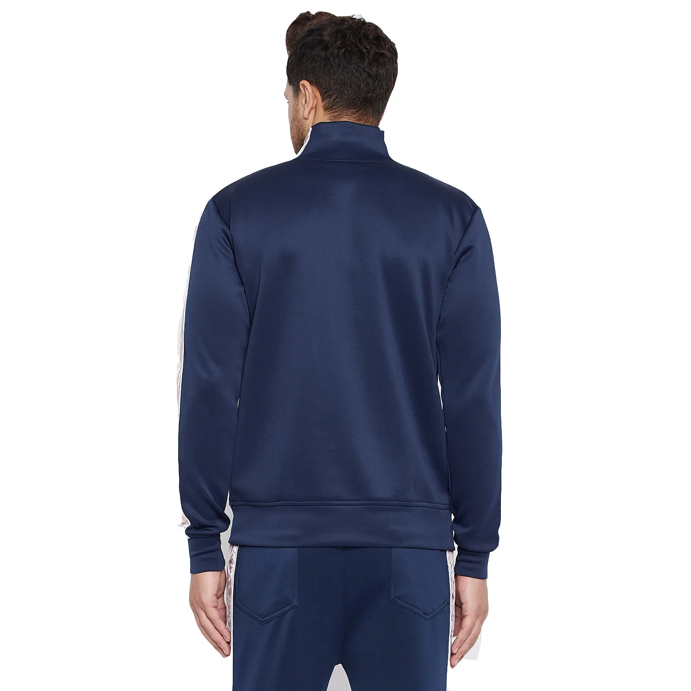 Navy Scuba Velour Taped Sweatshirt