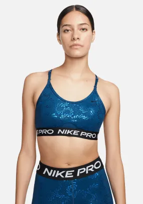 Nike Pro Indy Women's Light-Support Padded Strappy Sparkle Sports Bra <br> DQ5458 460