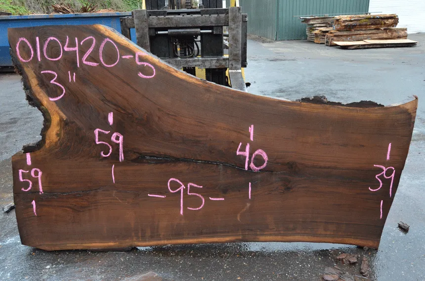 Oregon Black Walnut Slab 010420-05