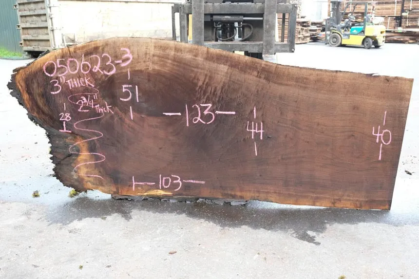 Oregon Black Walnut Slab 050623-03