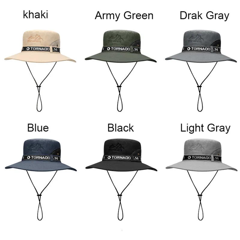 Outdoor Summer Fishing Waterproof Quick-drying Men's Hat