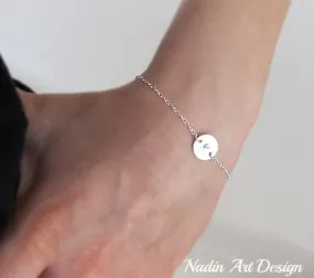 Personalized Initial Bracelet for her