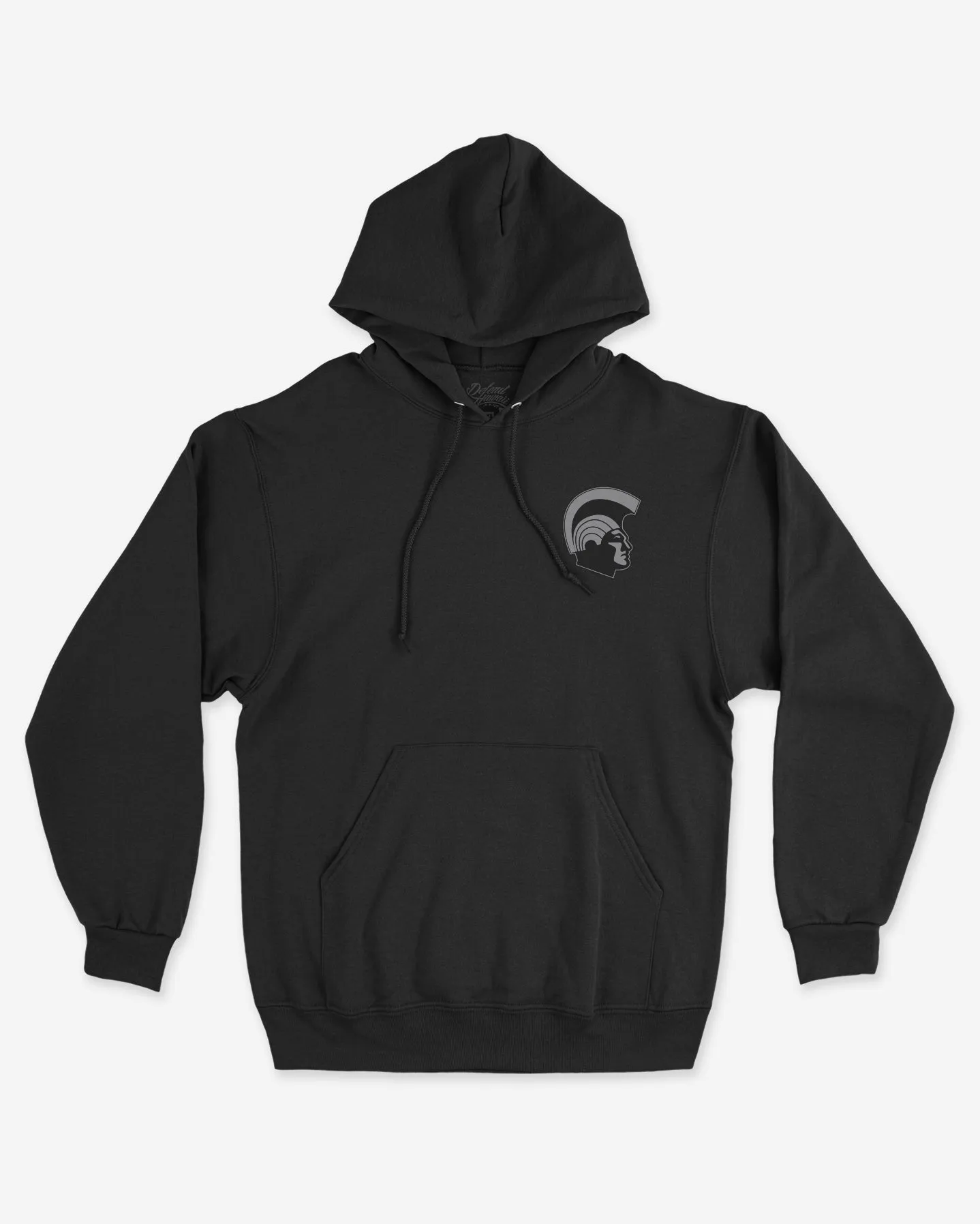 PO'O REBEL Black Pullover Hoodie