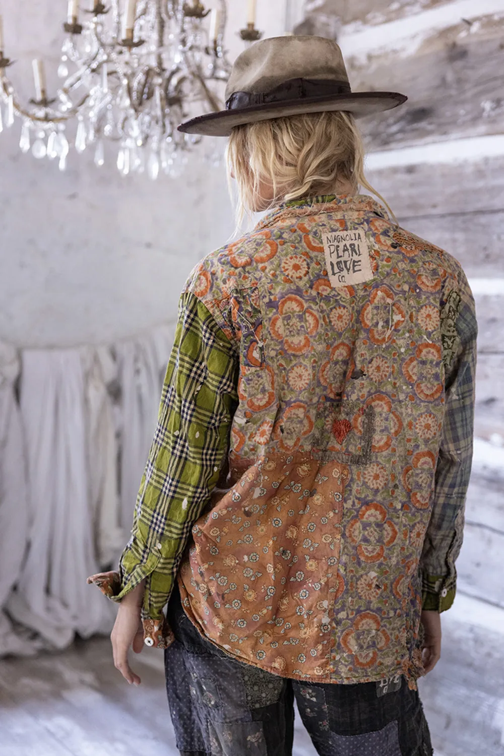 **PRE-ORDER** MAGNOLIA PEARL PIECEWISE KELLY WESTERN SHIRT TOP 1868 MARRAKECH