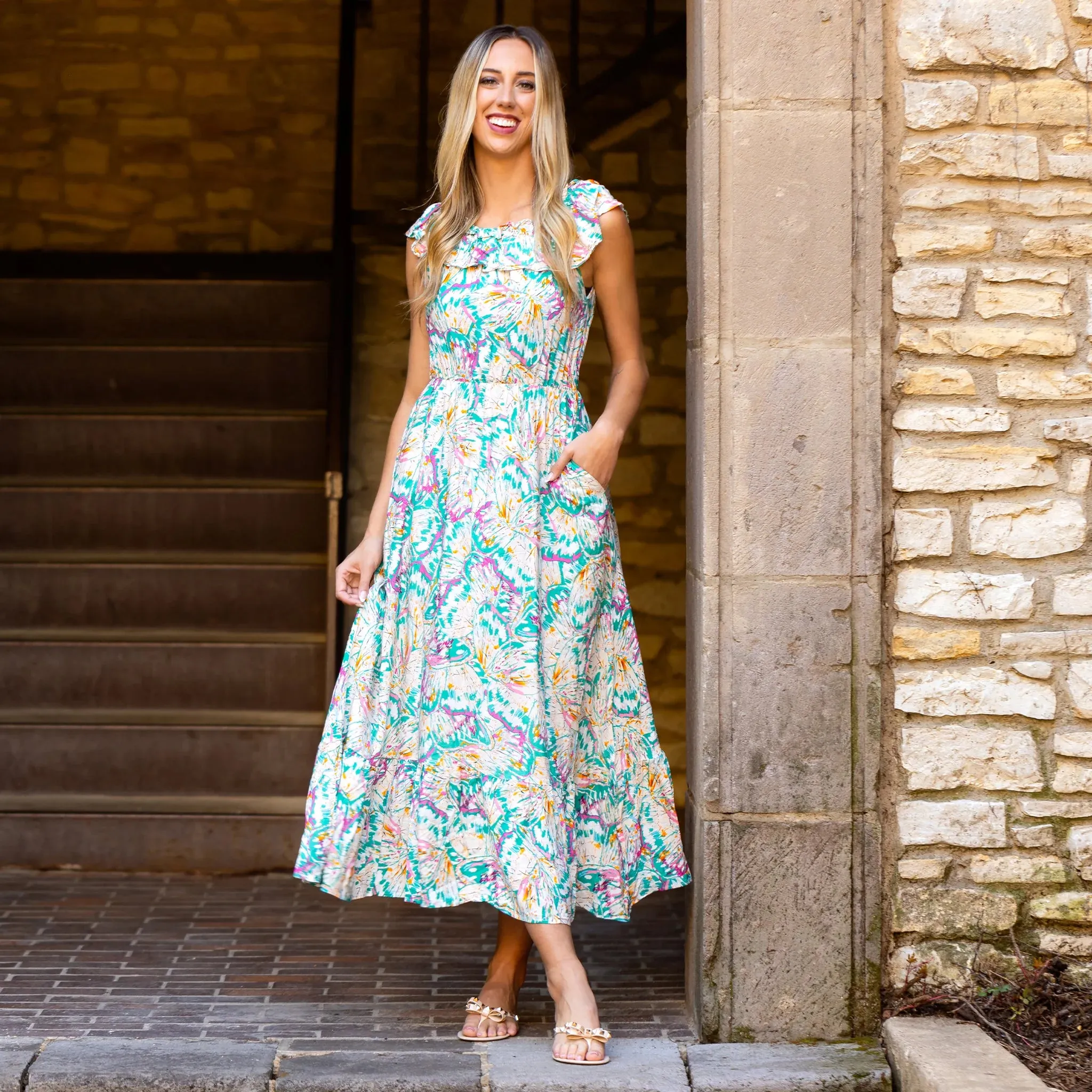 Printed Maxi Dress